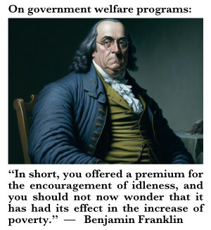 Franklin-welfare-meme